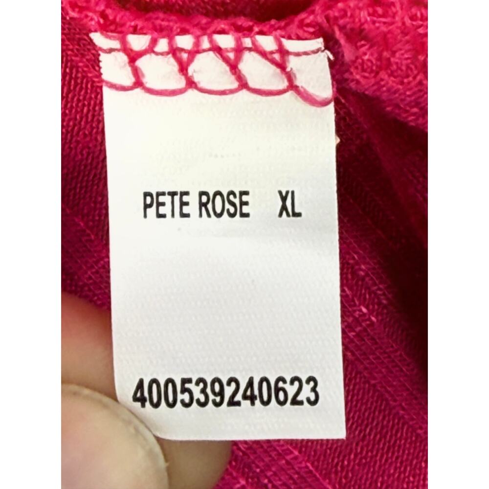 Apt 9 Pink Ribbed Short Sleeve Knit Top Size XL NWT Factory Defect Mismarked - Picture 4 of 6